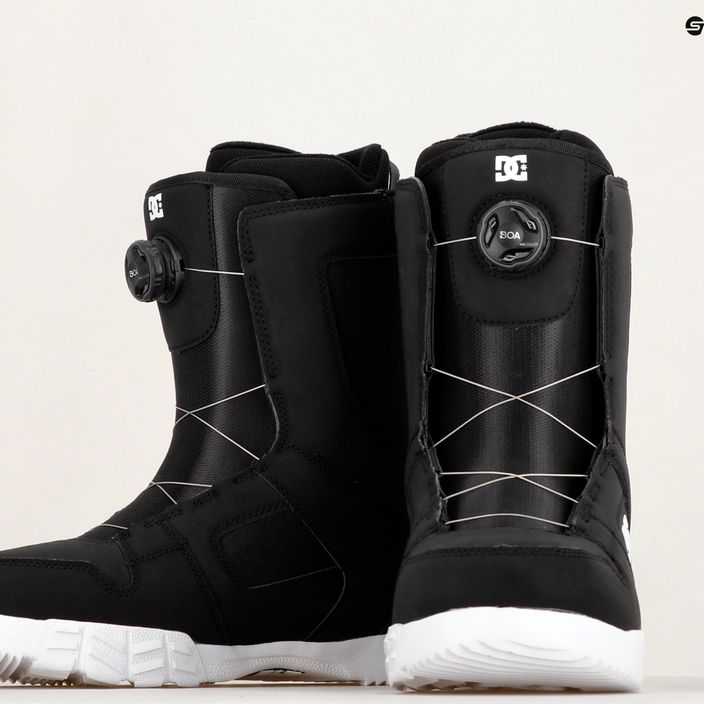 Men's snowboard boots DC Phase Boa black/white 9