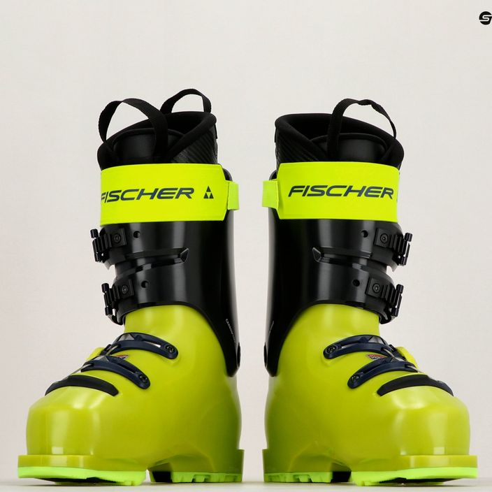 Men's ski boots Fischer RC4 PRO MV GW BOA ZF CFC yellow/carbon 11