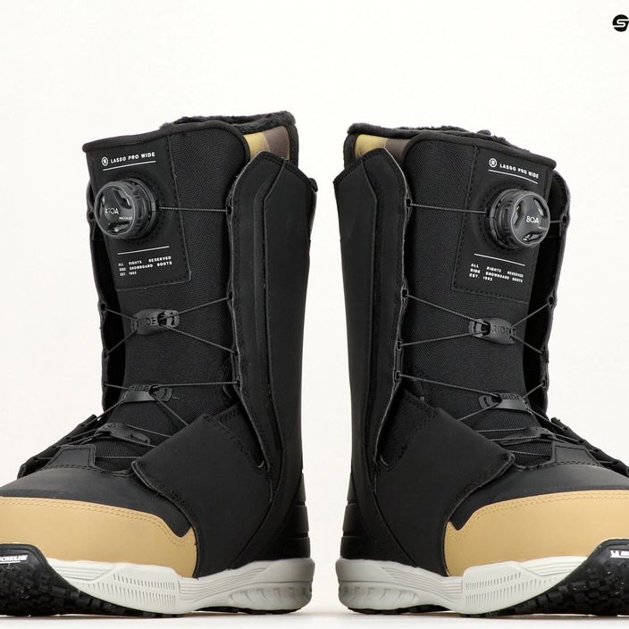 Men's snowboard boots RIDE Lasso Pro Wide black 13