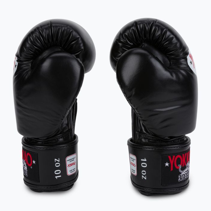 YOKKAO Matrix boxing gloves black BYGL-X-1 4
