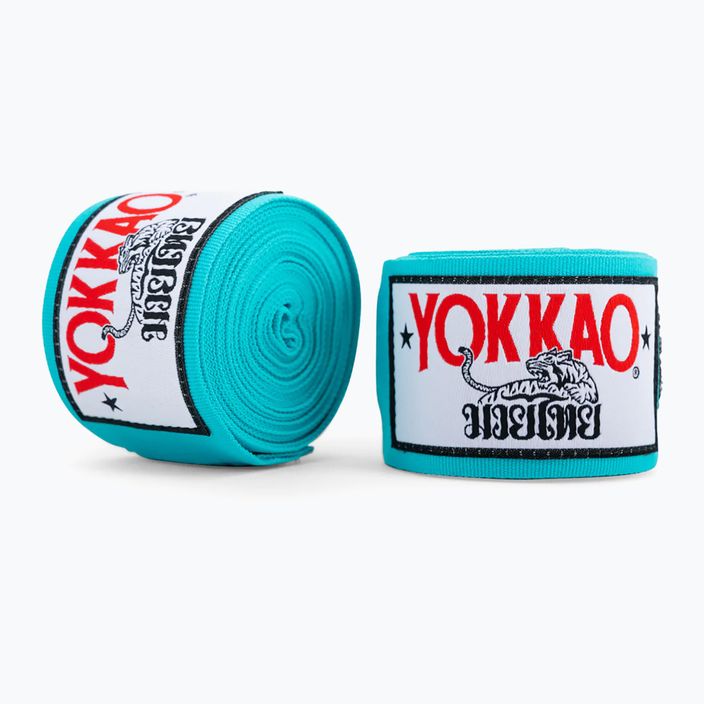 YOKKAO Premium Sky Blue boxing bandages HW-2-5