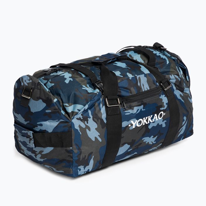 YOKKAO Convertible Camo Gym Bag blue/black BAG-2-B 2