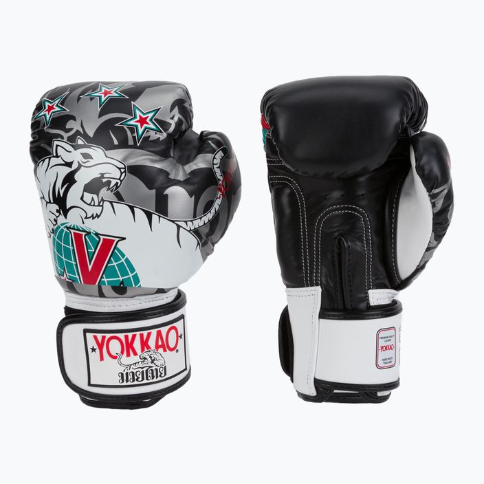 YOKKAO 90'S boxing gloves black BYGL-90-1 3