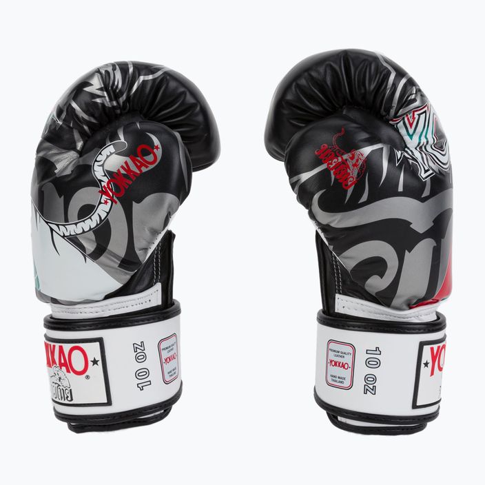 YOKKAO 90'S boxing gloves black BYGL-90-1 4