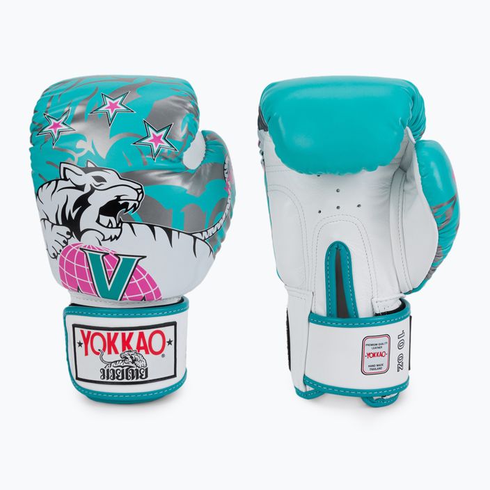 YOKKAO 90'S blue boxing gloves BYGL-90-5 3