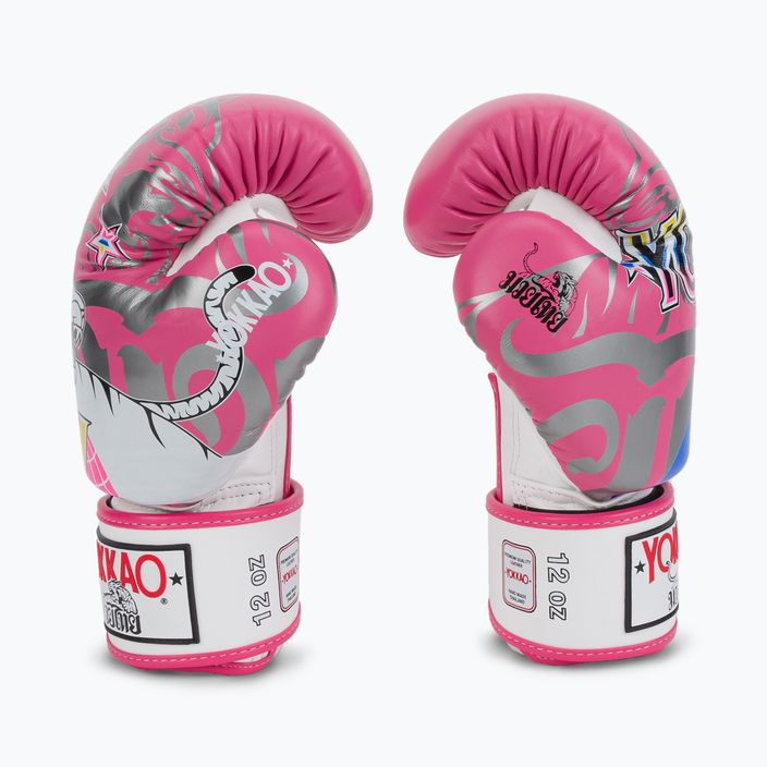 YOKKAO 90'S boxing gloves pink BYGL-90-8 4