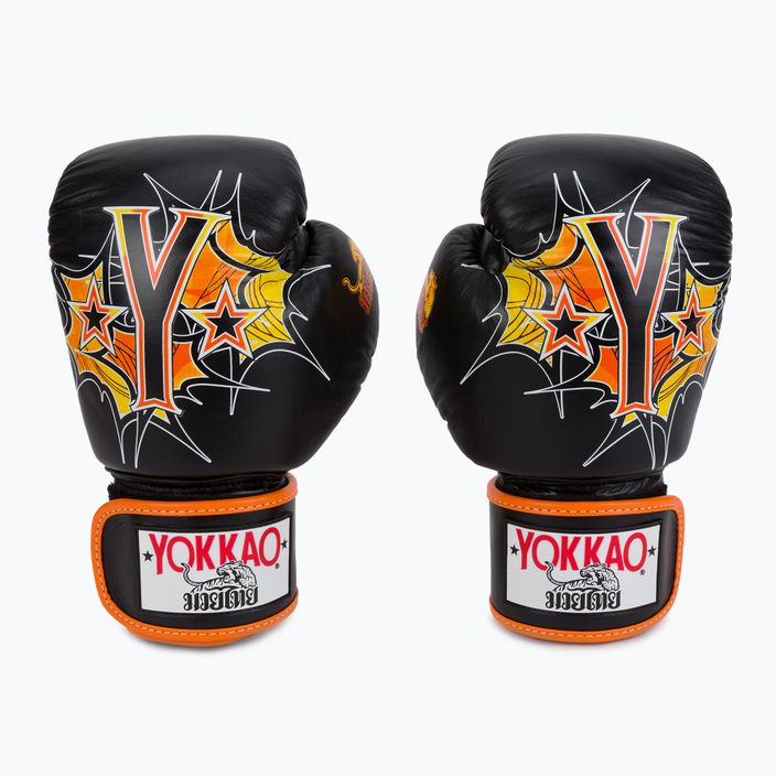 YOKKAO Pad Thai boxing gloves black FYGL-69-1