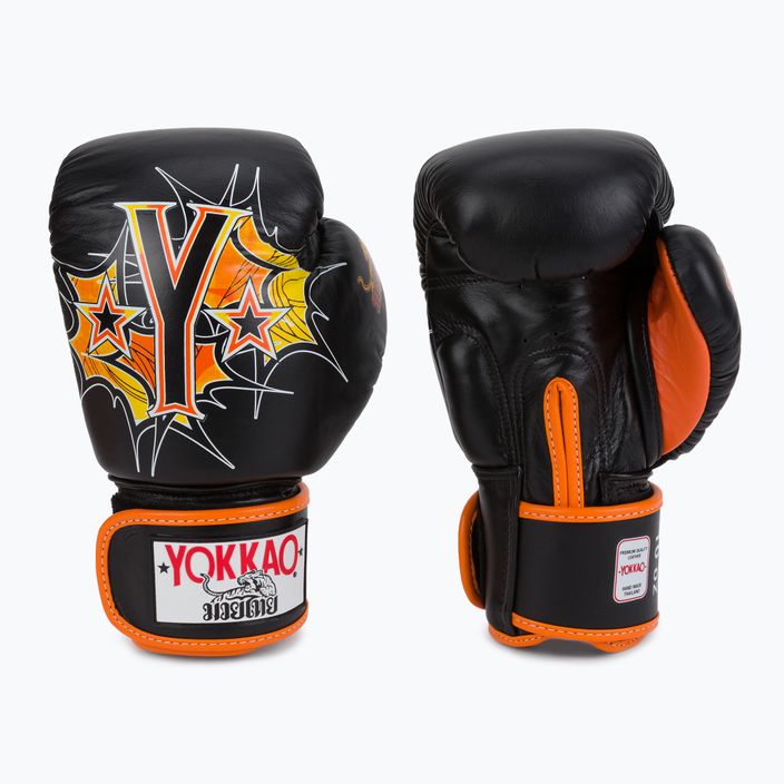 YOKKAO Pad Thai boxing gloves black FYGL-69-1 3
