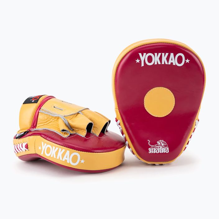YOKKAO Focus Mitts Open training discs red-yellow FYML-21 3