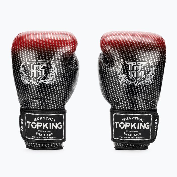 Top King Muay Thai Super Star Air boxing gloves red