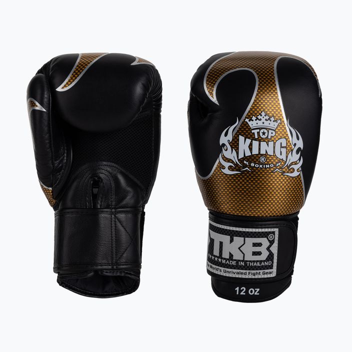 Top King Muay Thai Empower boxing gloves black TKBGEM-01A-BK 3