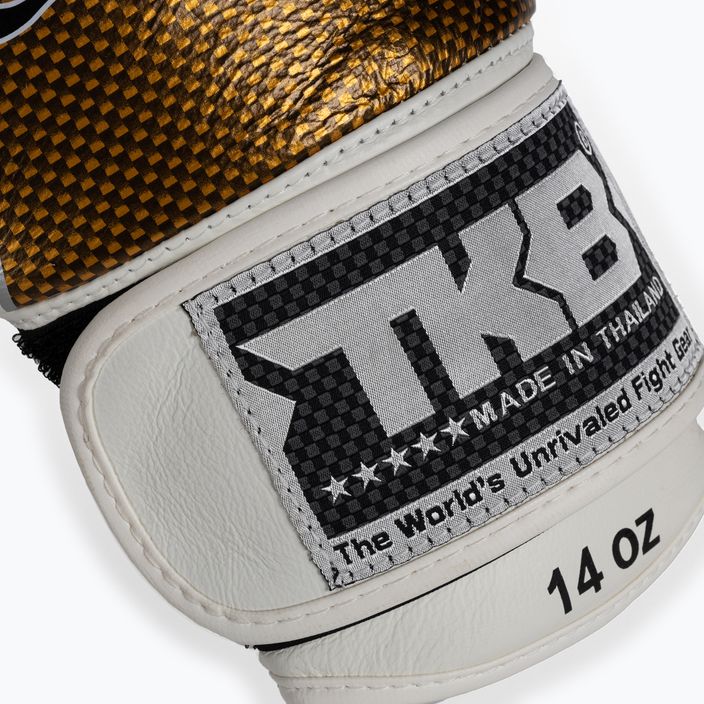 Top King Muay Thai Empower white boxing gloves TKBGEM-01A-WH 5