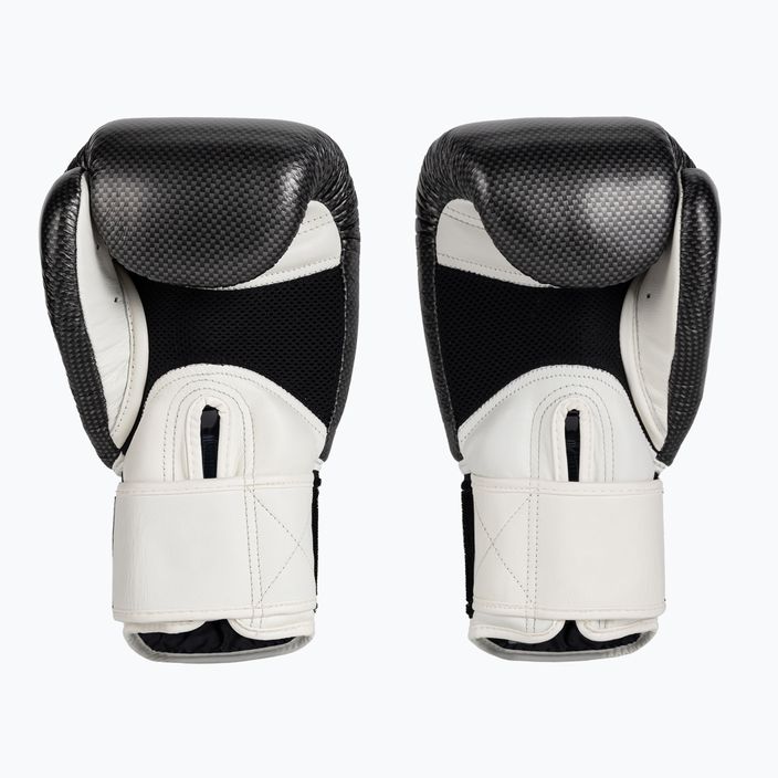 Top King Muay Thai Empower Air white and silver boxing gloves TKBGEM-02A-WH 3