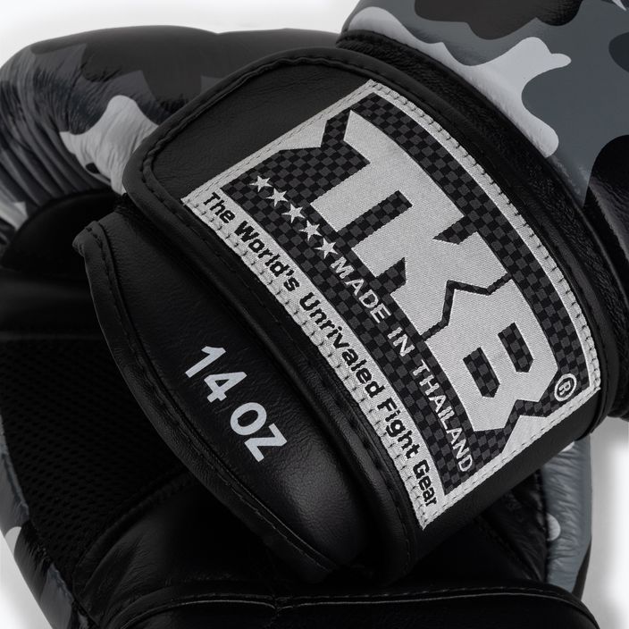 Top King Muay Thai Empower grey boxing gloves TKBGEM-03A-GY 5