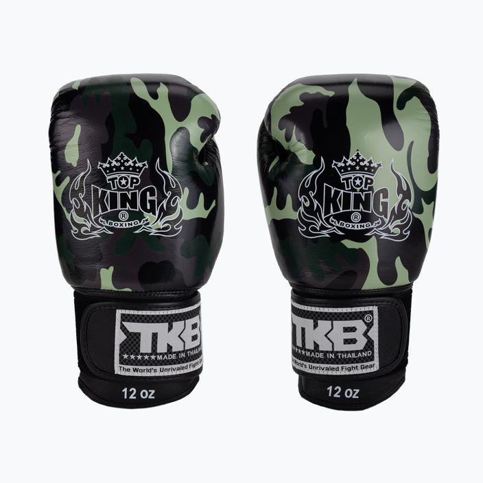 Top King Muay Thai Empower green boxing gloves TKBGEM-03A-GN 2