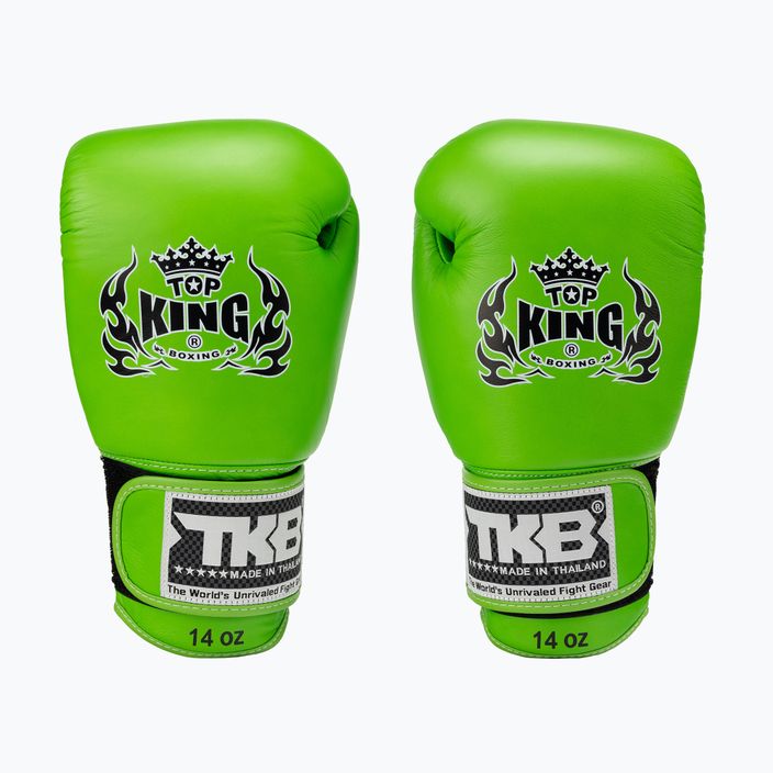 Top King Muay Thai Ultimate Air green boxing gloves TKBGAV-GN 2