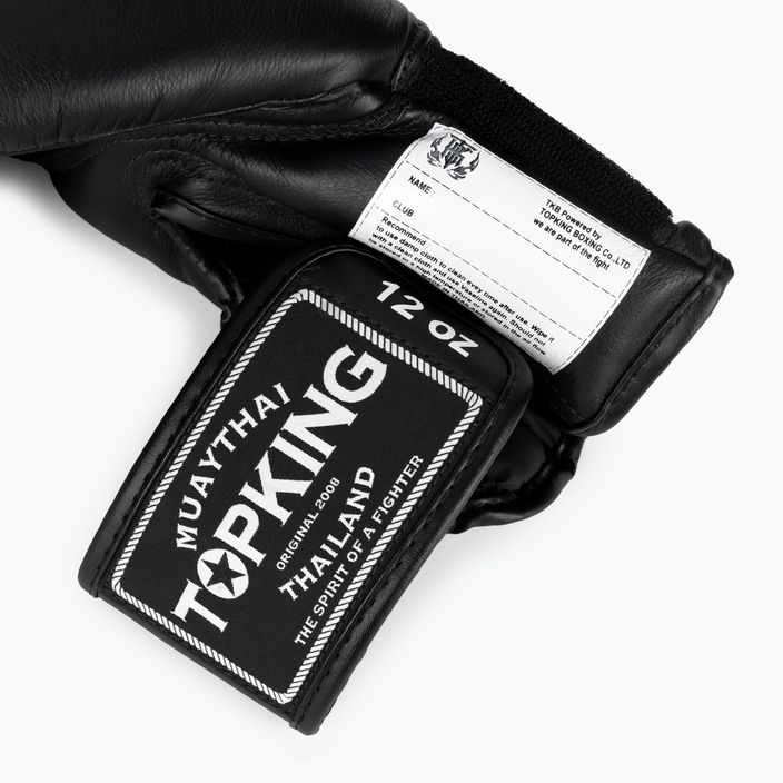 Top King Muay Thai Super Air boxing gloves black 5