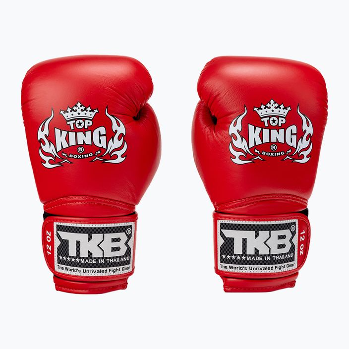 Top King Muay Thai Super Air boxing gloves red TKBGSA-RD