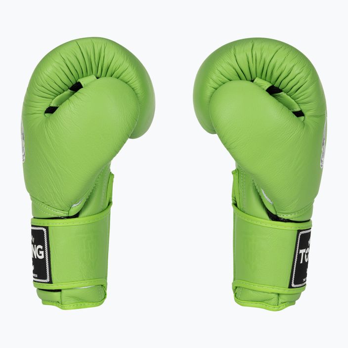 Top King Muay Thai boxing gloves Super Air green 3