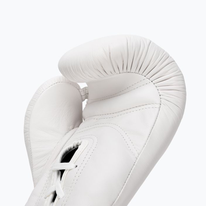 Top King Muay Thai Pro white boxing gloves 4