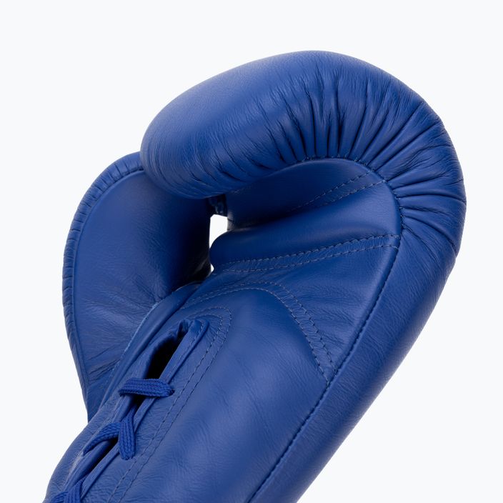 Top King Muay Thai Pro boxing gloves blue 4