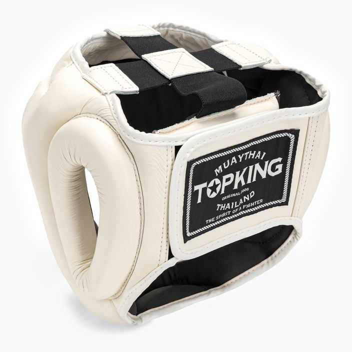 Boxing helmet Top King Full Coverage white 3