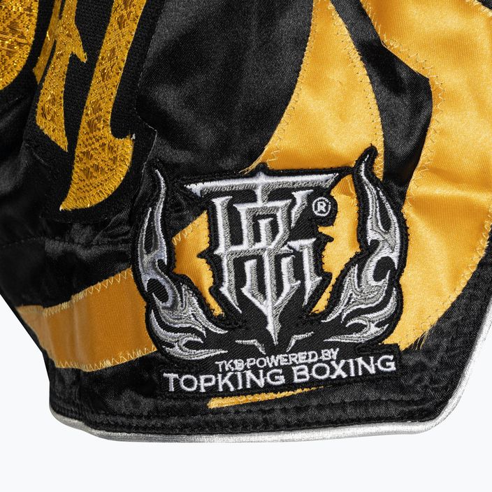 Top King Kickboxing training shorts black/gold 4