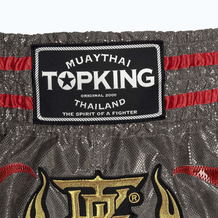 Top King Kickboxing training shorts grey 3