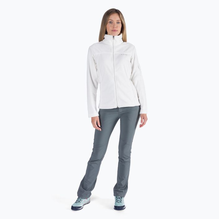 Columbia Fast Trek II women's fleece sweatshirt white 1465351 6