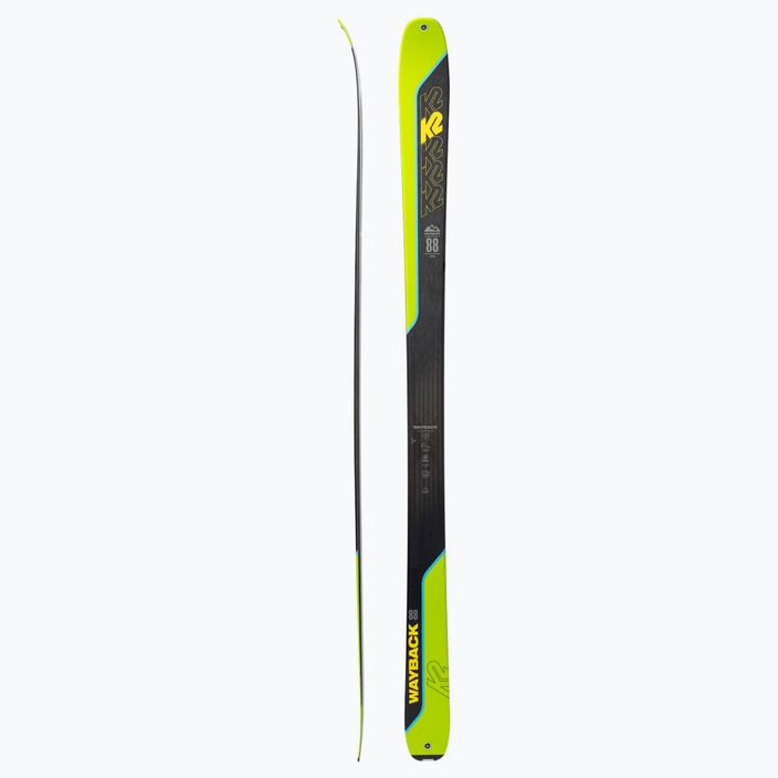 K2 Wayback 88 green 10E0202 skit ski 2