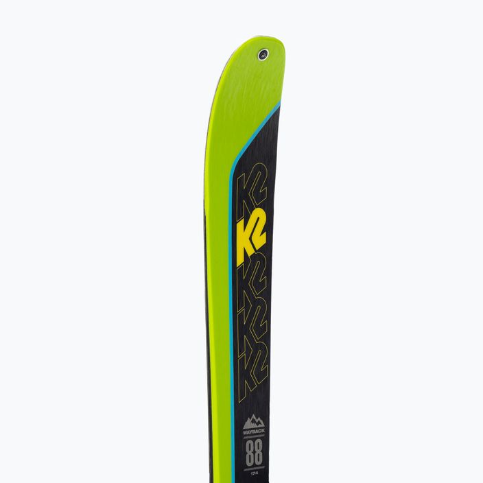 K2 Wayback 88 green 10E0202 skit ski 7