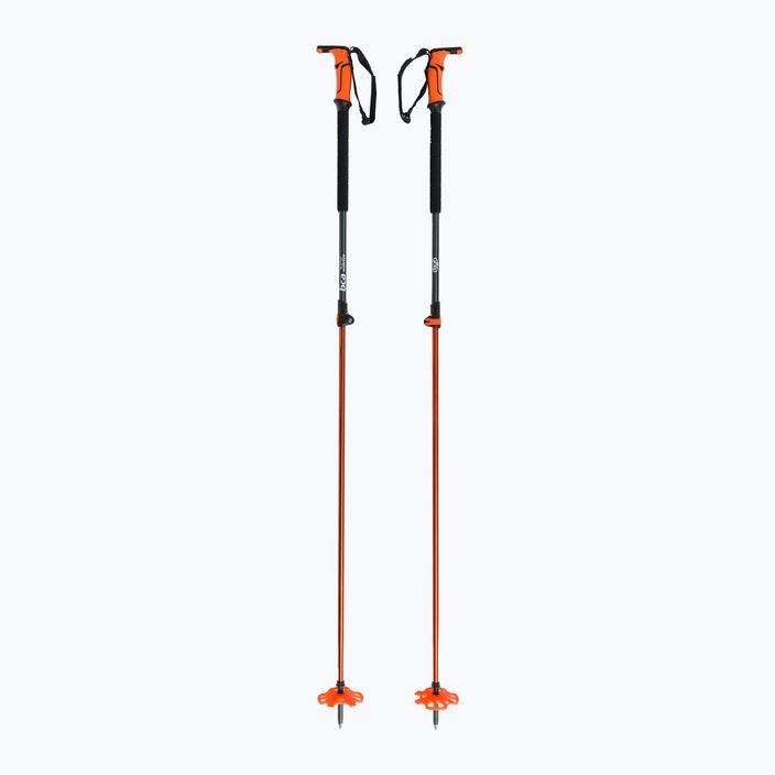 BCA Scepter Alu black-orange ski poles 23E0201/11