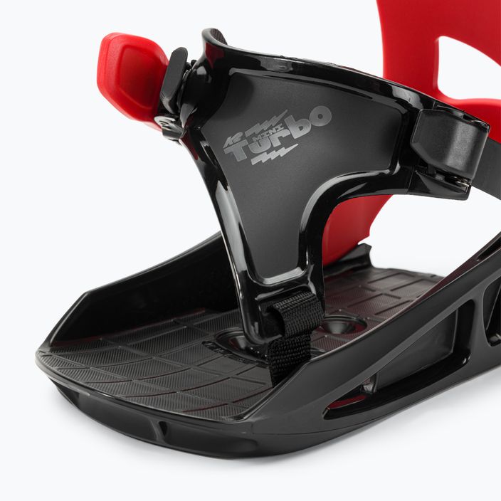 Children's snowboard bindings K2 Mini Turbo red 11F1015/12 5