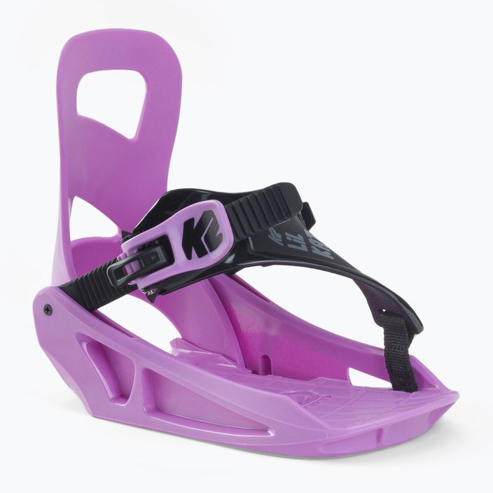 K2 Lil Kat children's snowboard bindings purple 11F1017/12