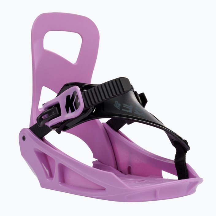 K2 Lil Kat children's snowboard bindings purple 11F1017/12 5