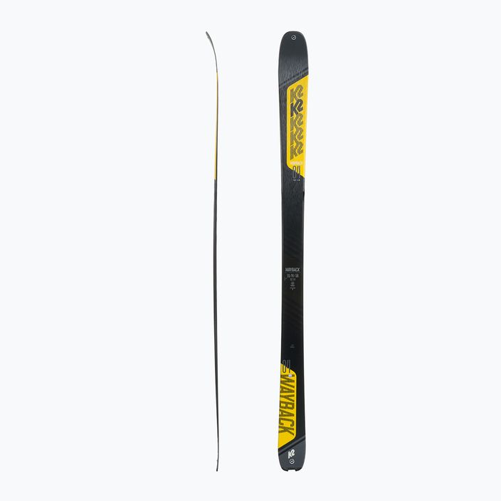 K2 Wayback 84 grey-yellow skate ski 10G0203.101.1 2