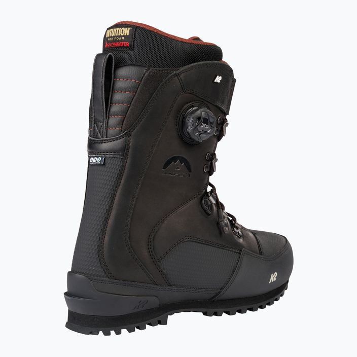 K2 Aspect black snowboard boots 11G2032 12