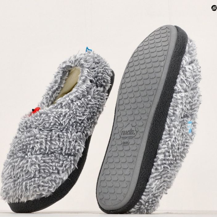 Nuvola Classic Cloud fleece grey winter slippers 13