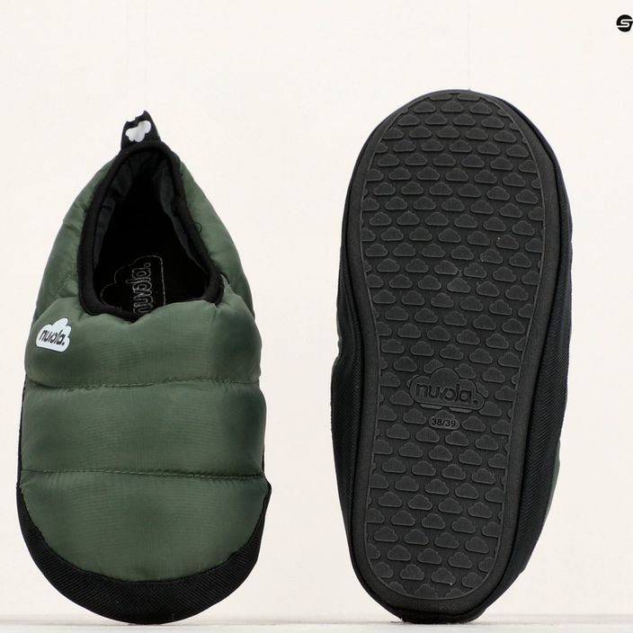 Nuvola Classic military green winter slippers 13