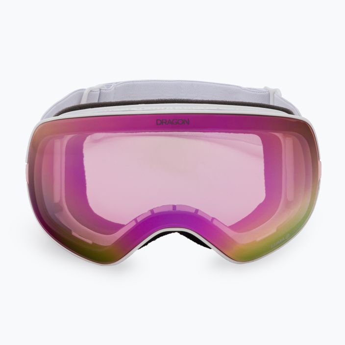 DRAGON X2S whiteout/lumalens pink ion/lumalens dark smoke ski goggles 30786/7230195 3