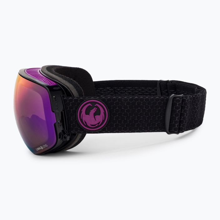 DRAGON X2S split/lumalens purple ion/lumalens amber ski goggles 30786/7230003 5