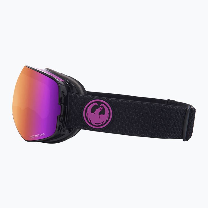 DRAGON X2S split/lumalens purple ion/lumalens amber ski goggles 30786/7230003 9