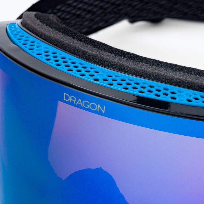 DRAGON PXV split/lumalens blue ion/lumalens amber ski goggles 38280/6534003 7