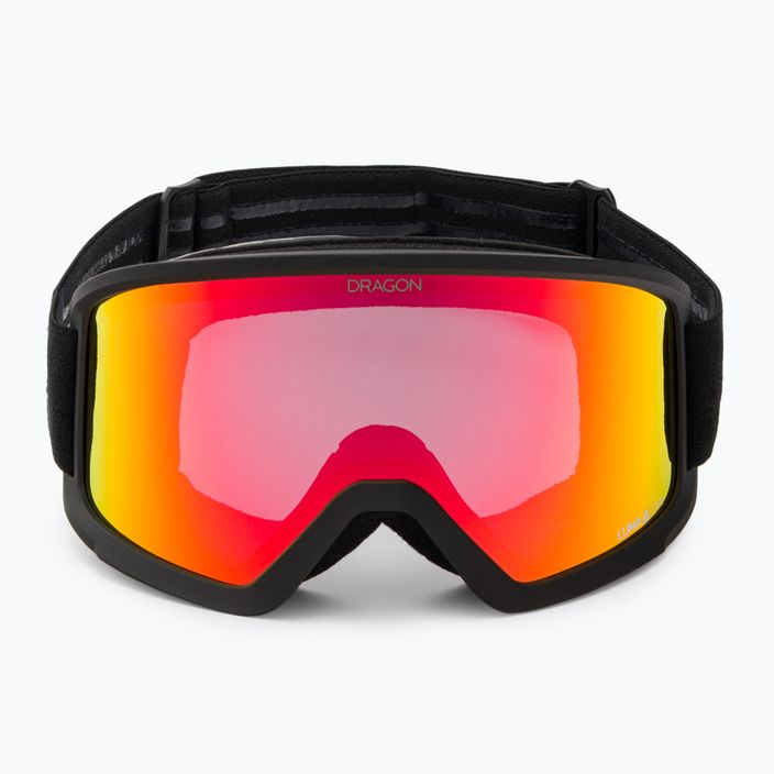 DRAGON DX3 OTG black/lumalens red ion ski goggles 2