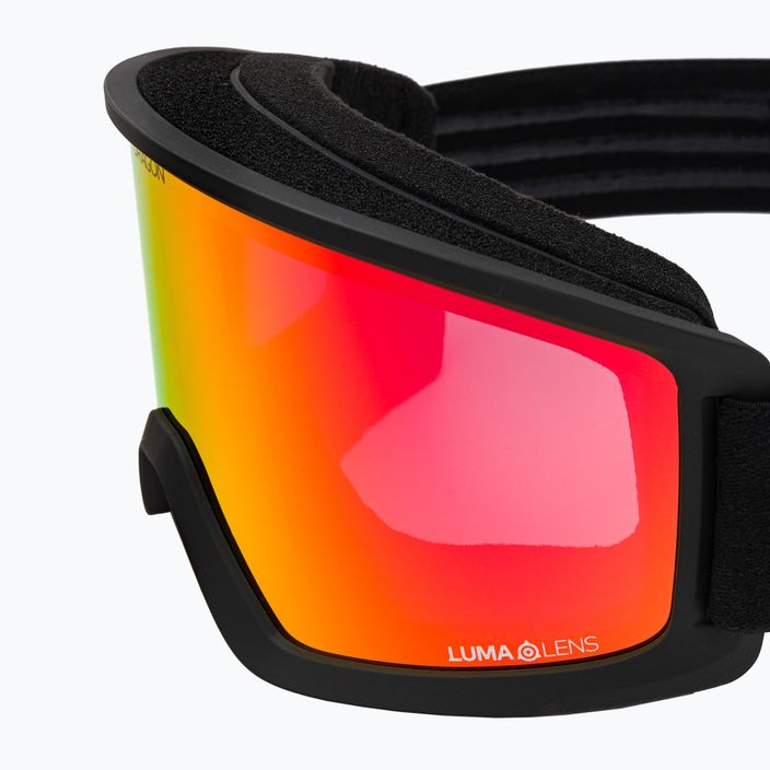 DRAGON DX3 OTG black/lumalens red ion ski goggles 6