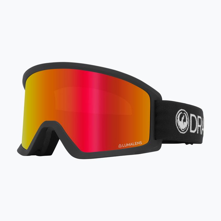 DRAGON DX3 OTG black/lumalens red ion ski goggles 7