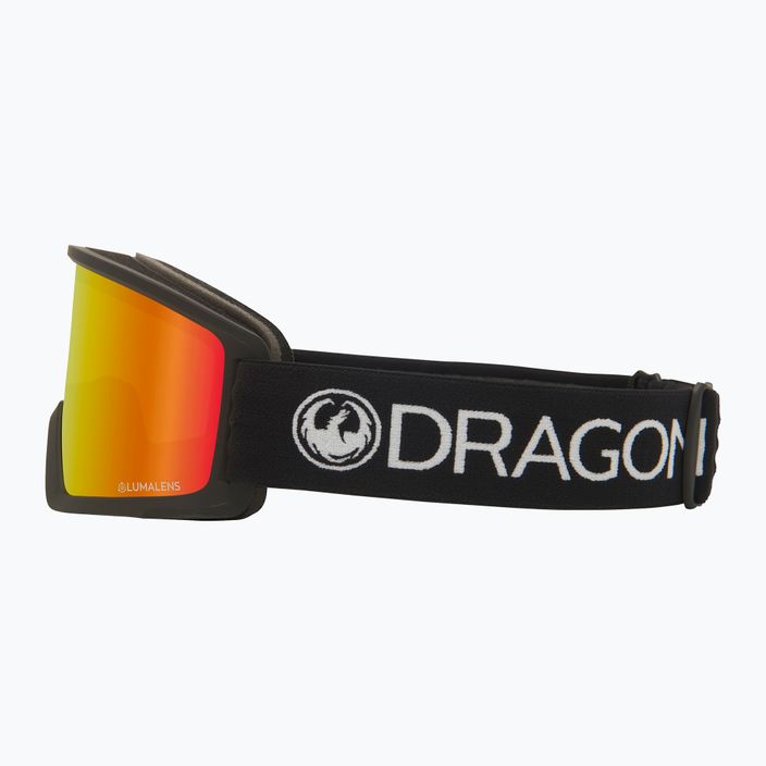 DRAGON DX3 OTG black/lumalens red ion ski goggles 9