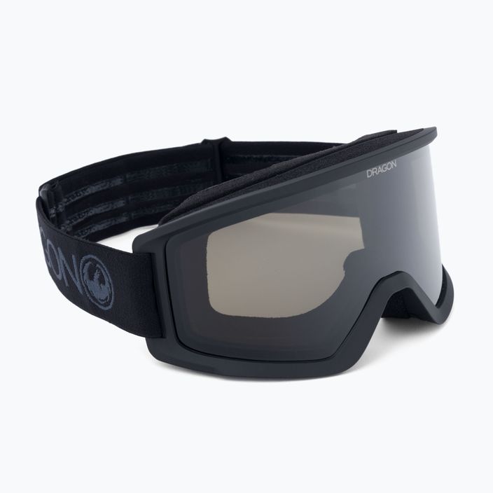 DRAGON DX3 OTG blackout/lumalens dark smoke ski goggles