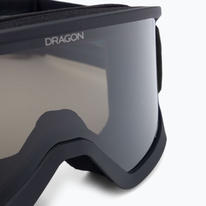 DRAGON DX3 OTG blackout/lumalens dark smoke ski goggles 5