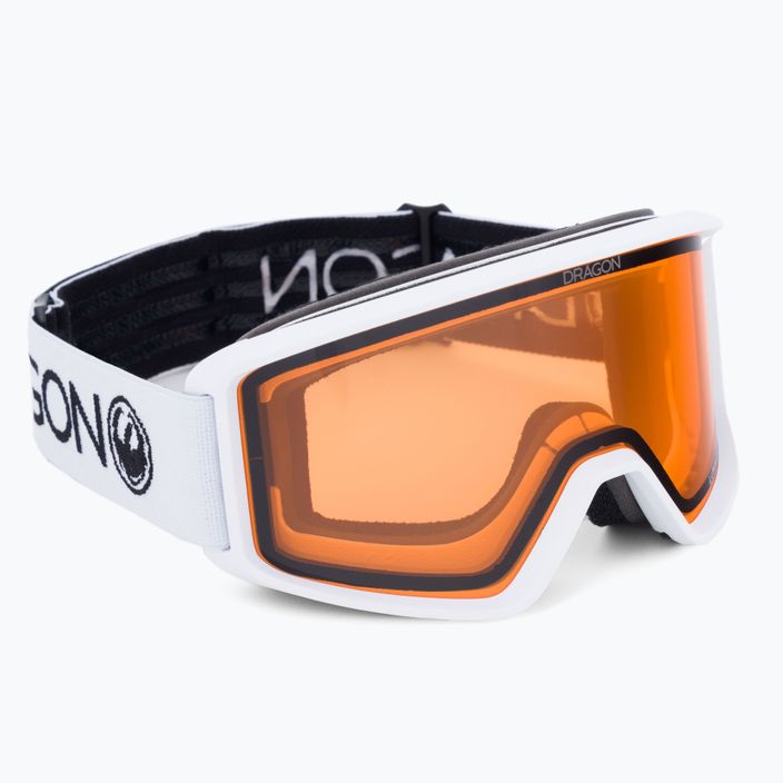 DRAGON DXT OTG white/lumalens amber ski goggles 47022-101
